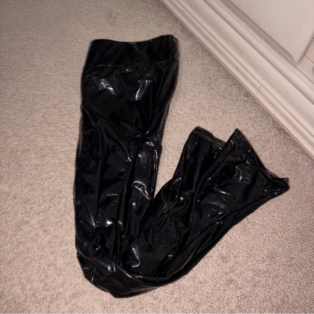 Steve Madden Black Patent Leather Leggings